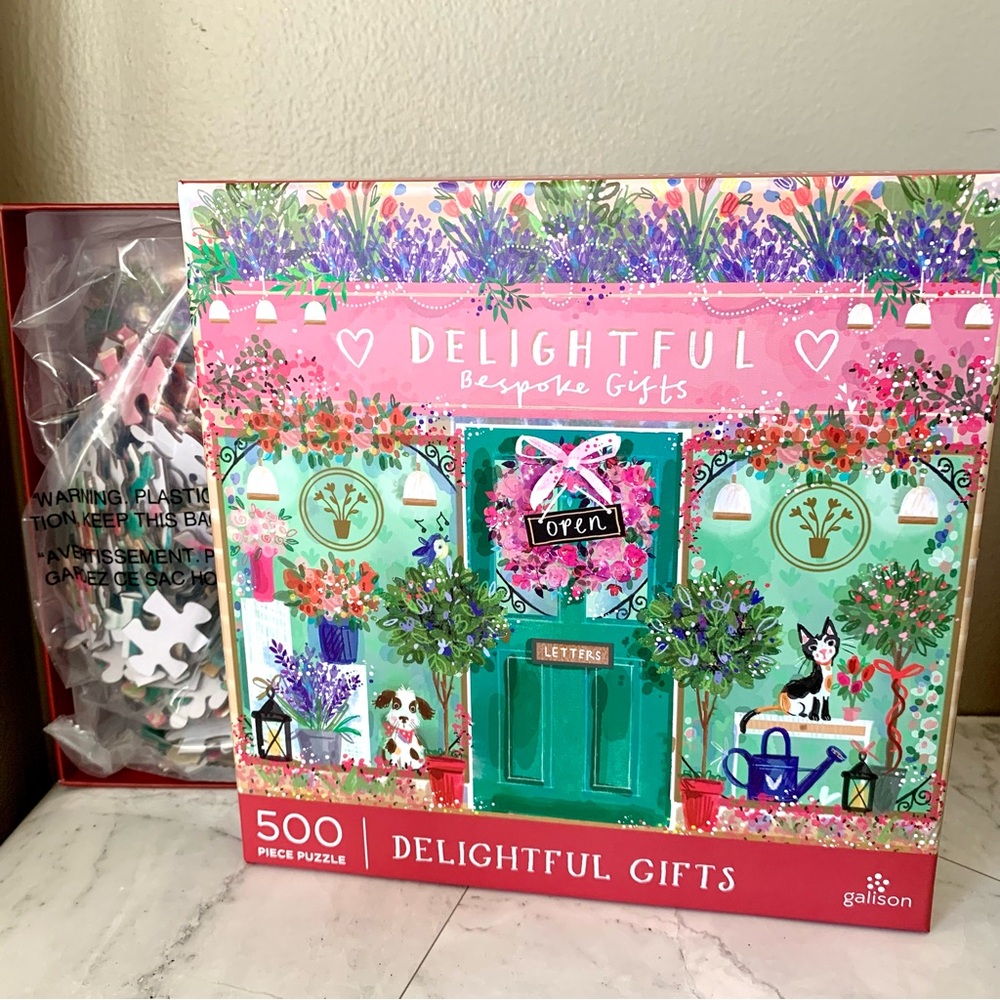 Galison Delightful Gifts 500 Piece Puzzle